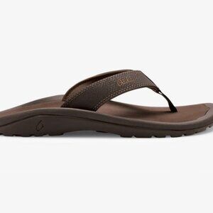 OLUKAI -  Men's 8 Dark Java/Ray, Beach Sandles